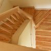 Escalón de escalera Peldaño de madera fresno lámina finger joint barnizado