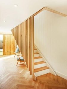 Escalones de madera para escaleras